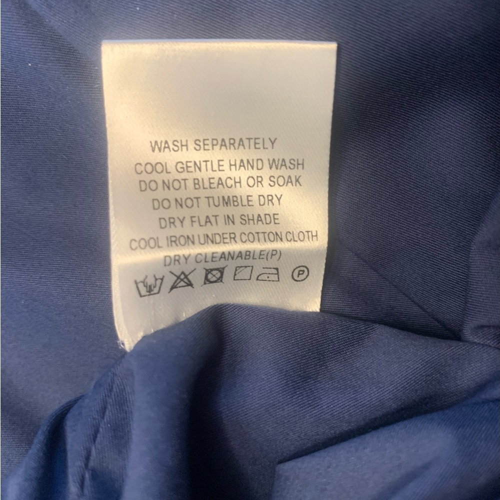 Babyboo Angelina Navy Prom Maxi Dress NWT - Picture 9 of 12